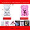 Handmade Everlasting Rose Bear DIY Kit for Valentine's & Qixi Festival