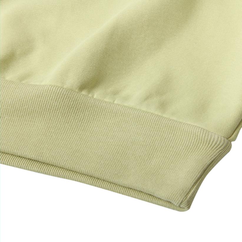 Adidas X Fear of God Co-Branded Letter Logo Crew Neck Sweatshirt Men Tops Green HM8110