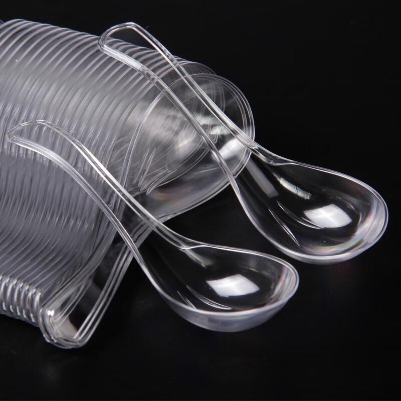

Mingling Disposable Clear Plastic Spoons - 500 Pack