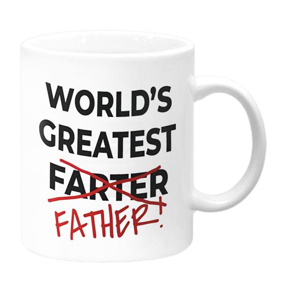 Ceramic Mug 11 Oz Double-Sided Print Microwave Safe Hidden Message Funny Coffee Cup for Home Office Use
