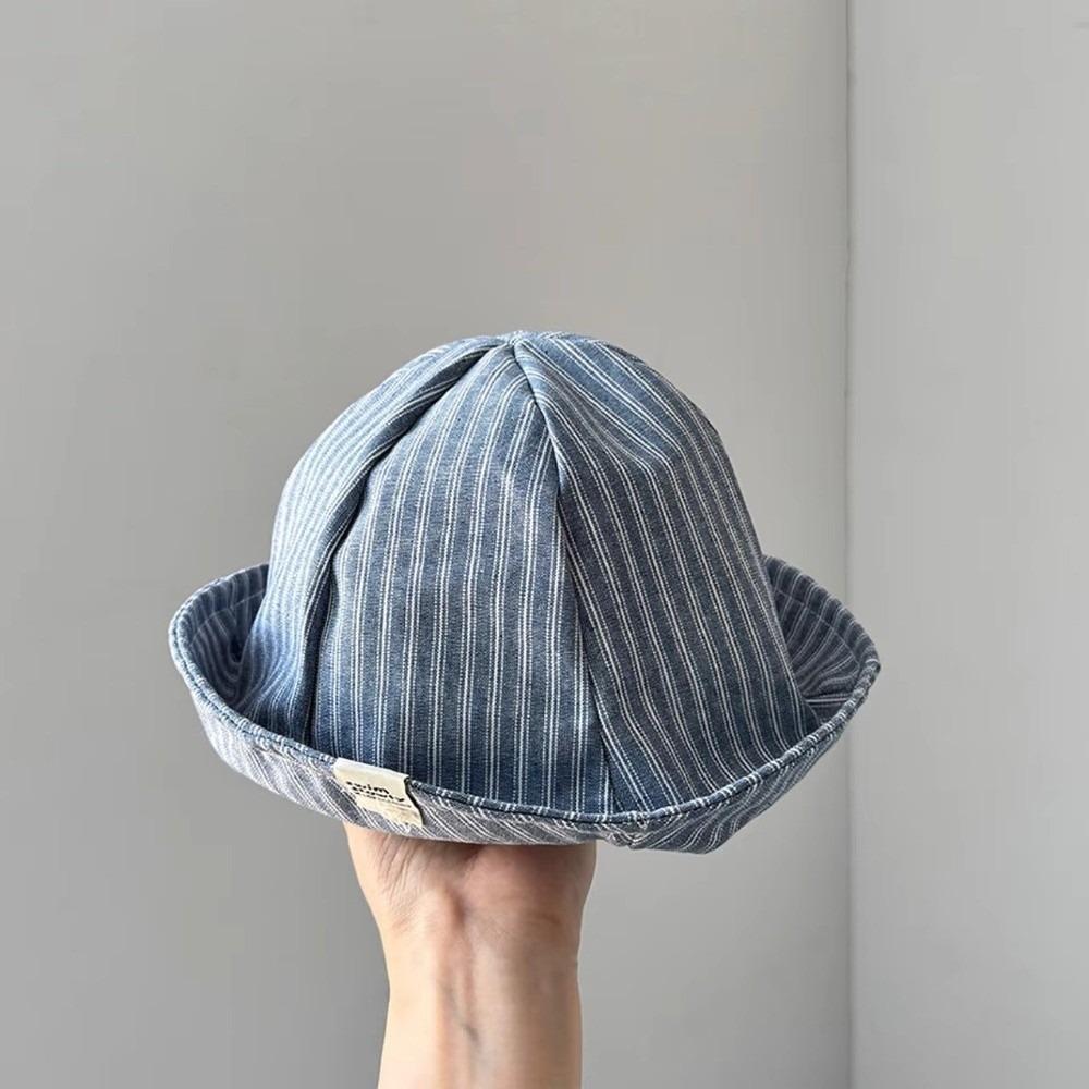 Soft Toddler Fisherman Hat Cotton Kids Sun Visor Hats Cute Baby Bucket Hat Kids Wear A