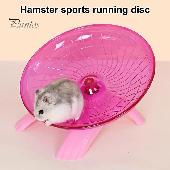 Hamster Wheel Toy Hermit Crab Climbing Toy Silent Hamster Flying Saucer Running Exercise Wheel Small Animals Cage Accessory Tank Accessory