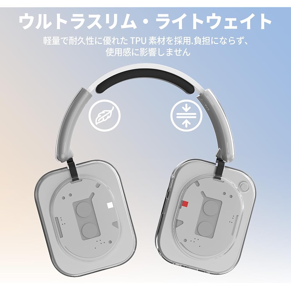 For Nothing Headphone (1) Dedicated Separable TPU Hard Case Protective Set: Shockproof & Stain-Resistant Design, Full Protection for Headband & Earpad