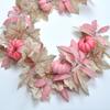 ArtificialWhite Maple Leaves, PinkPumpkinWhiteMaple Leaves, PinkFestival Decorations
