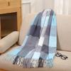 2025 Autumn/Winter Plaid Scarf for Women - Sweet Japanese & Korean Style, Warm Neck Warmer, Fashionable Imitation Cashmere Shawl