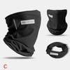 Summer Ice Silk Sunscreen Mask For Men Women Outdoor Cycling Face Cover Solid Color Neck Wrap UV Protection Ear Bandana Scarf