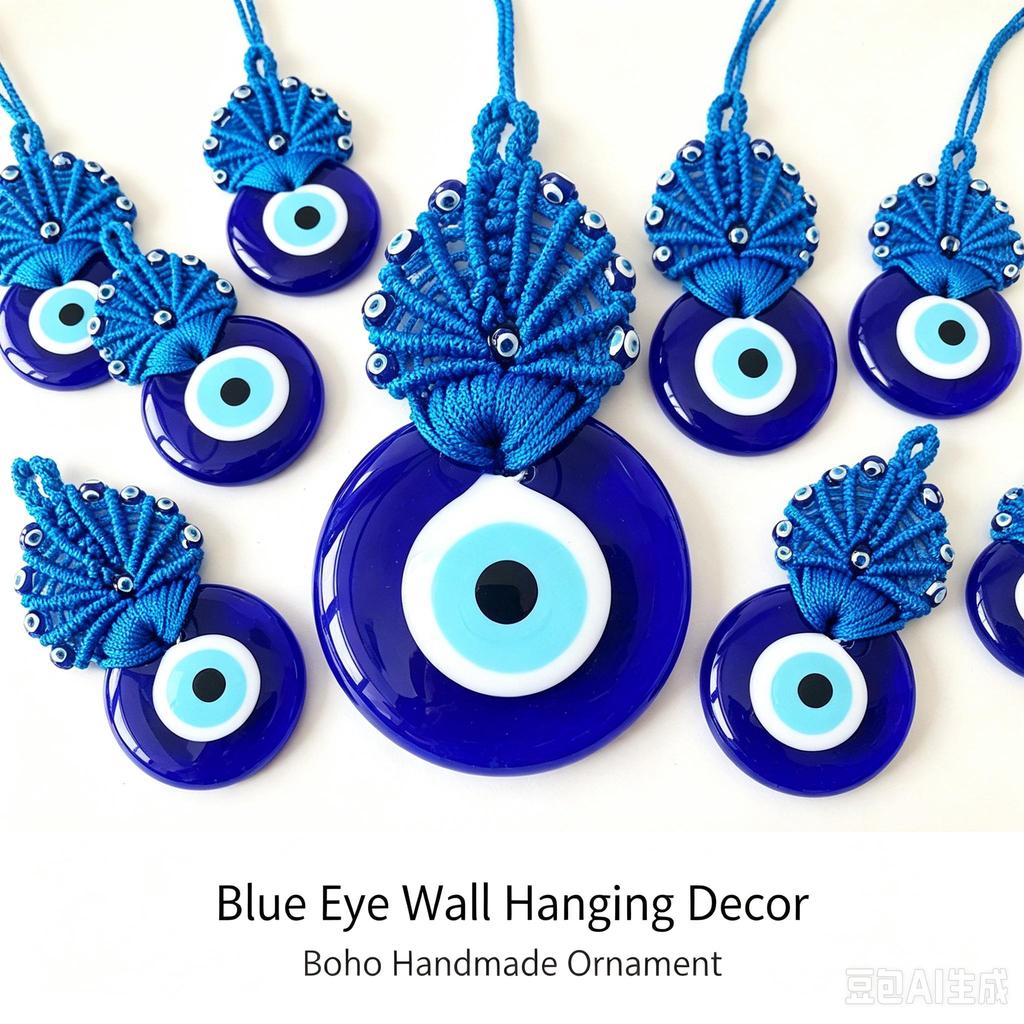 Blue Eye Wall Hanging Ornament INS Style Home Wall Decor