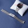Curved End 18mm Stainless Steel Strap For Seiko No 5 SNKL43 SNKL45 SNKL47 SNK361 SNK355 SNK369 Watchband Watch Chain Accessories