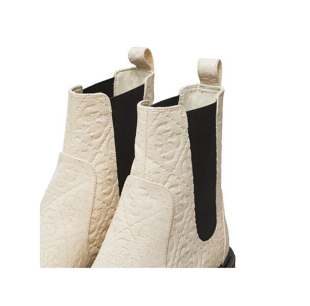 White Chelsea Boots Guess Shuze FLTSHU FAL10