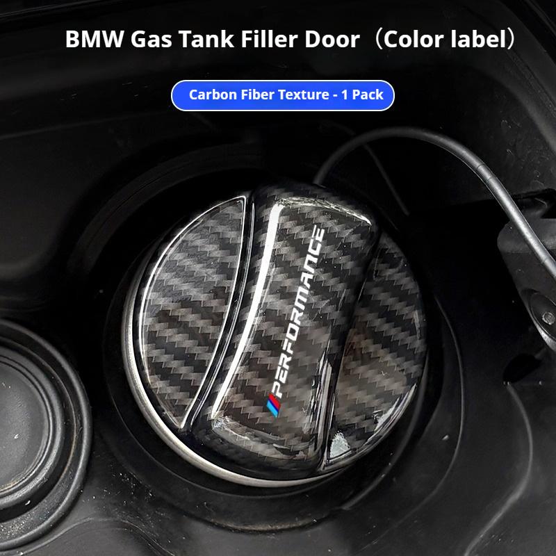 BBKJ7 ABS Carbon Fiber For BMW 5 Series X1 X3 X5 M3 M4 M5 E46 F10 F30 U11 F48 G01 G05 G20 G30 G32 G60 Car Fuel Tank Cap Cover Sticker