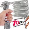 Cuie Cort Oțel Galvanizat 15cm Picioare Sol Solide Ancore Forma L Rezistente la Vânt pentru Camping Plajă Nisip Zăpadă Adăpost Exterior 10/50 BUC