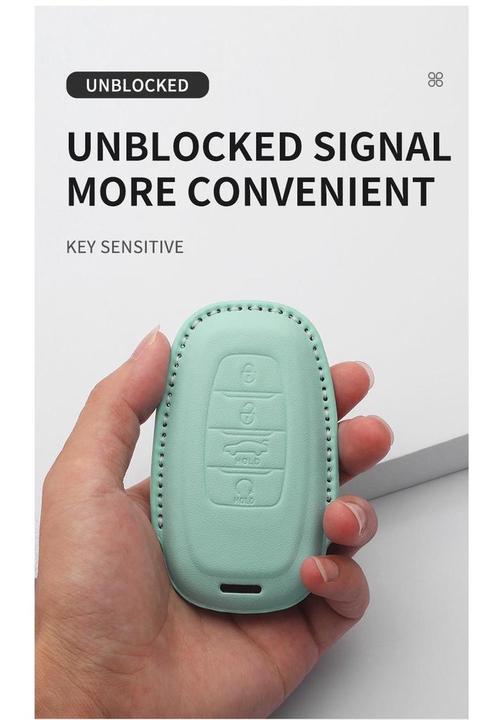 Key Cover and Buckle for Hongqi: HS5, H5, H9, HS7, H6, HS3, HQ9, and EH7 Models