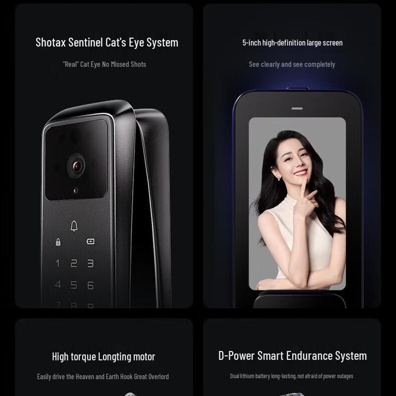 DESMAN Q50FVMax Facial & Palm Vein Recognition Smart Door Lock