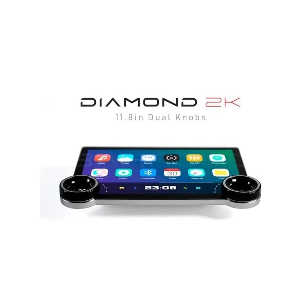11.8 Inch Diamond 2K Car Android Screen Support Apple Carplay Android Auto Wireless Suitable For 9 Inch 10 Inch Android Frame 4GB RAM Fast Interface