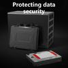 Custodia per Archiviazione HDD SSD da 3,5 pollici Antiurto Resistente all'Acqua con Comoda Impilabilità per Facile Stoccaggio