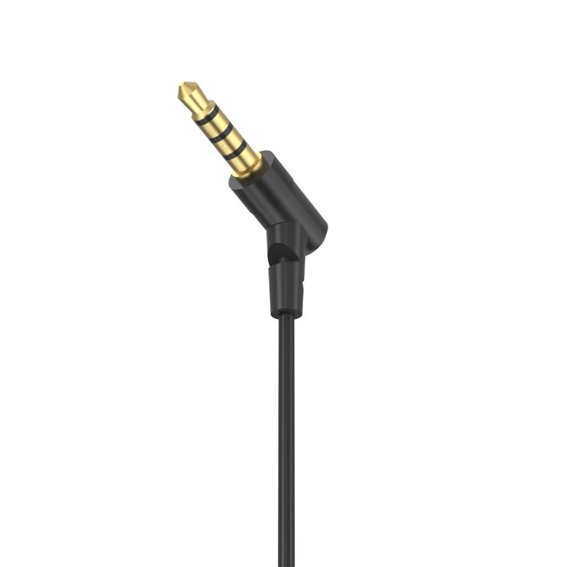 Earphone Single Side Earphone With Microphone for Smartphones Secure In Ear Design, Reinforced Cable, Wide Use