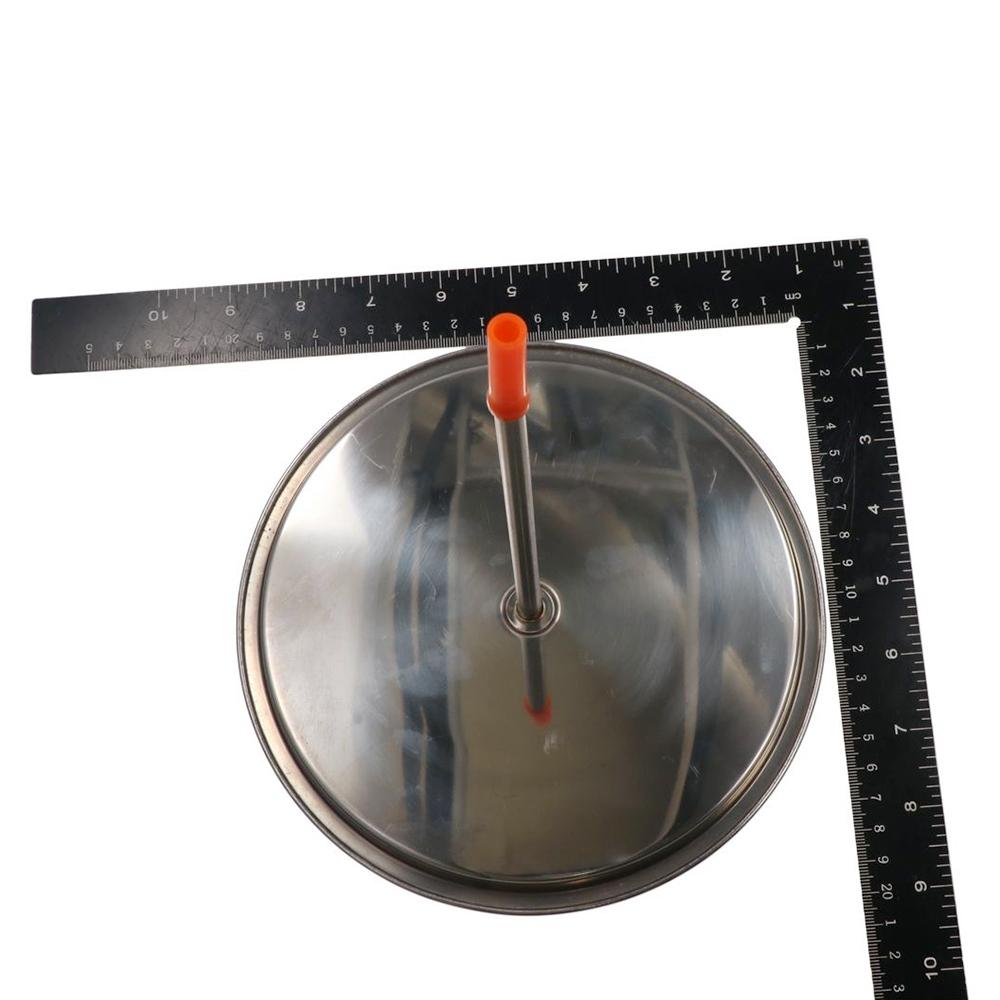 With Round Base Tray Vertical Skewer Stand Stainless Steel Stable Barbecue Grilling Rack Detachable Chicken Roasting Rack Steak