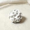 Fine Craftsmanship Desk Decor 3D Printed Geometric Hollow Sphere Sculpture, Abstract Twisted Flower Personalized Decorative Gifts Ball Ornament,