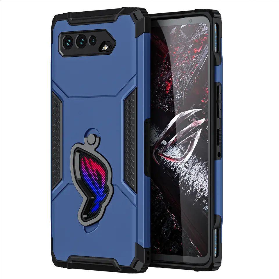 ROG Phone 5 Case Shockproof ASUS ROG 5/Pro/Ultimate Gaming Phone Cover Military Drop Protection Hard PC Back Soft TPU Bumper