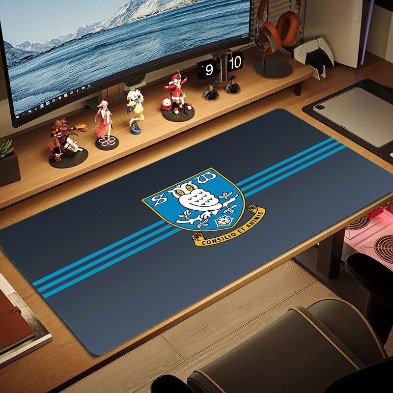 Sheffield Wednesday Logo Large Size Mouse Pad Large Gaming Table Cushion Non-slip Laptop Tablet Big Mousepad XXL Mat Mini PC Playmat With Lock edge