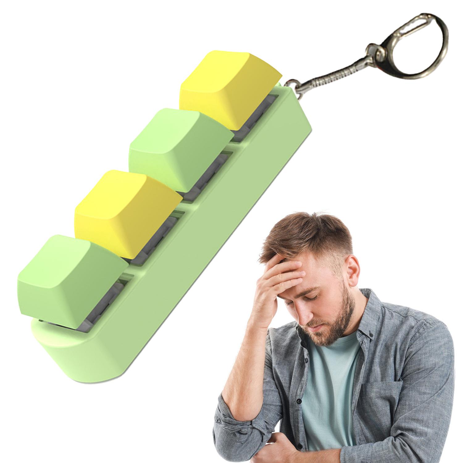 

Ключ від клавіатури Непосидна іграшка Барвистий брелок Keycap Іграшка для зняття стресу Для дітей Дорослих Подарунки Кнопка для пальців Іграшки-антистрес