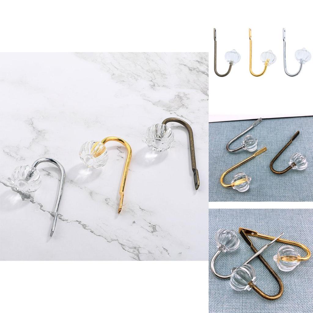 White Iron Wire Hook For Hanging Paintings Clothing And Hats Modern And Minimalistic Style