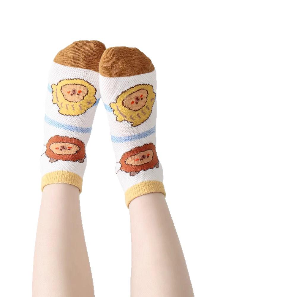 Kids' Spring and Summer Mesh Breathable Capybara Socks
