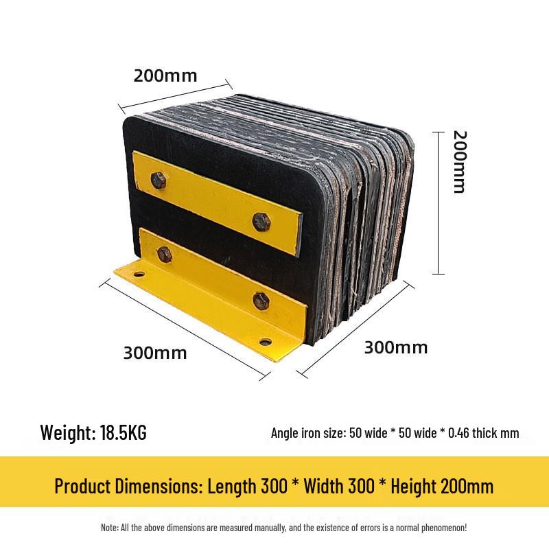 Rubber Anti-Collision Pad Car Stopper for Warehouse Dock and Truck Unloading