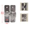 Sliding Door Lock Latch Bolt 180 Degree Zinc Alloy Latch Sliding Barn Door Lock Window Cabinet Security Anti-Theft Hardware