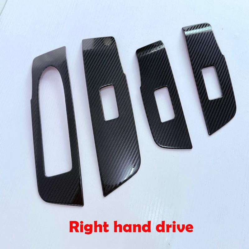 LHD RHD For Mazda CX-70 CX70 2024 2025 Steel Door Armest Window Rise Switch Glass Lift Control Panel Cover Interior Accessories