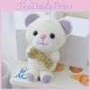 Adorable Candy Bear Plush Toy Soft Stuffed Bear Doll Keychain Bag Charm Cute Bear Ornament