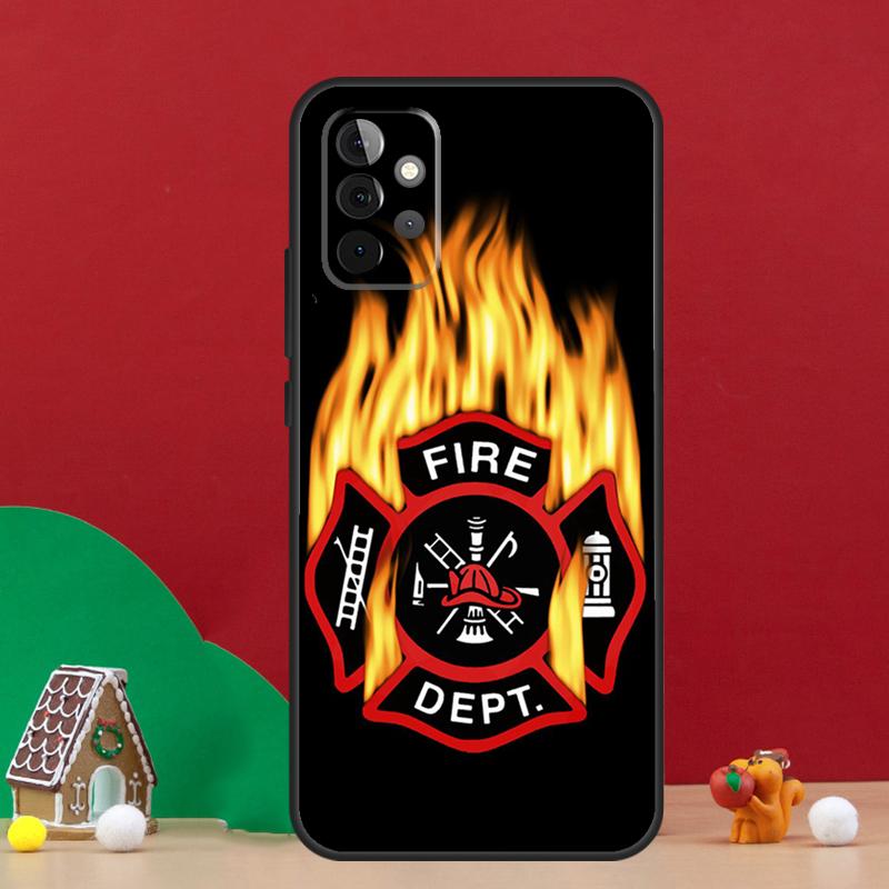 Firefighter Heroes Fireman Case For Samsung Galaxy A17 A06 A16 A56 A36 A54 A34 A14 A52 A32 A13 A23 A33 A53 A15 A35 A55
