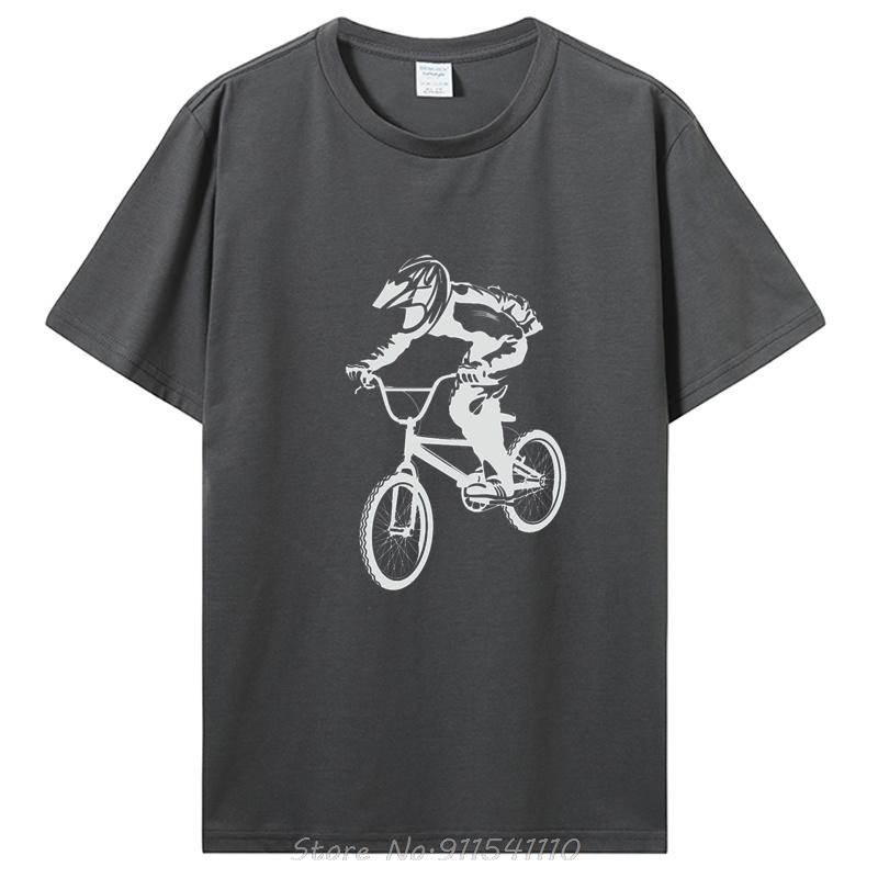 Bike Bicycle Boys Printing Tshirt Fashion Casual Fitness T Shirt Cotton Tops Tees Unisex S Clothing Oversized Unisex Tshirt
