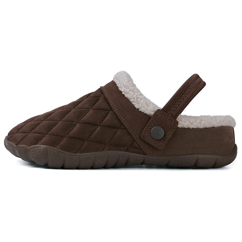Winter Men Slippers With Thick Plush Indoor Mens Fur Slides Plus Size 47 48 Warm Bedroom Men's Shoes House Slipper Shoes Male