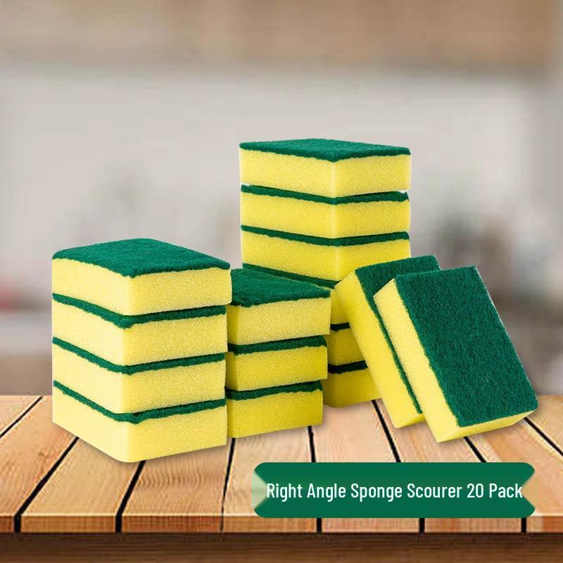

20-Piece Absorbent Dishwashing Scouring Pads for Kitchen Cleaning