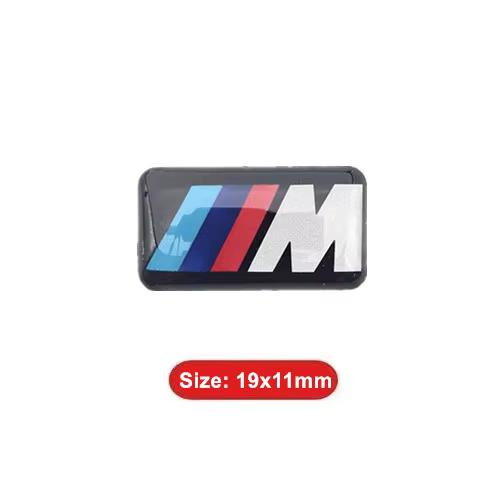 Car Sticker 4/8pcs Car Steering Wheel Decoration Center Hub Cap Emblem Badge DIY Sticker Styling Ornament Accessories For BMW M