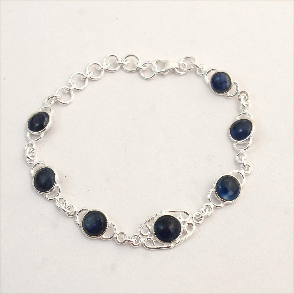 Kyanite Bracelet, 925 Sterling Silver, Women Jewelry, Statement Jewelry, Handmade Bracelet