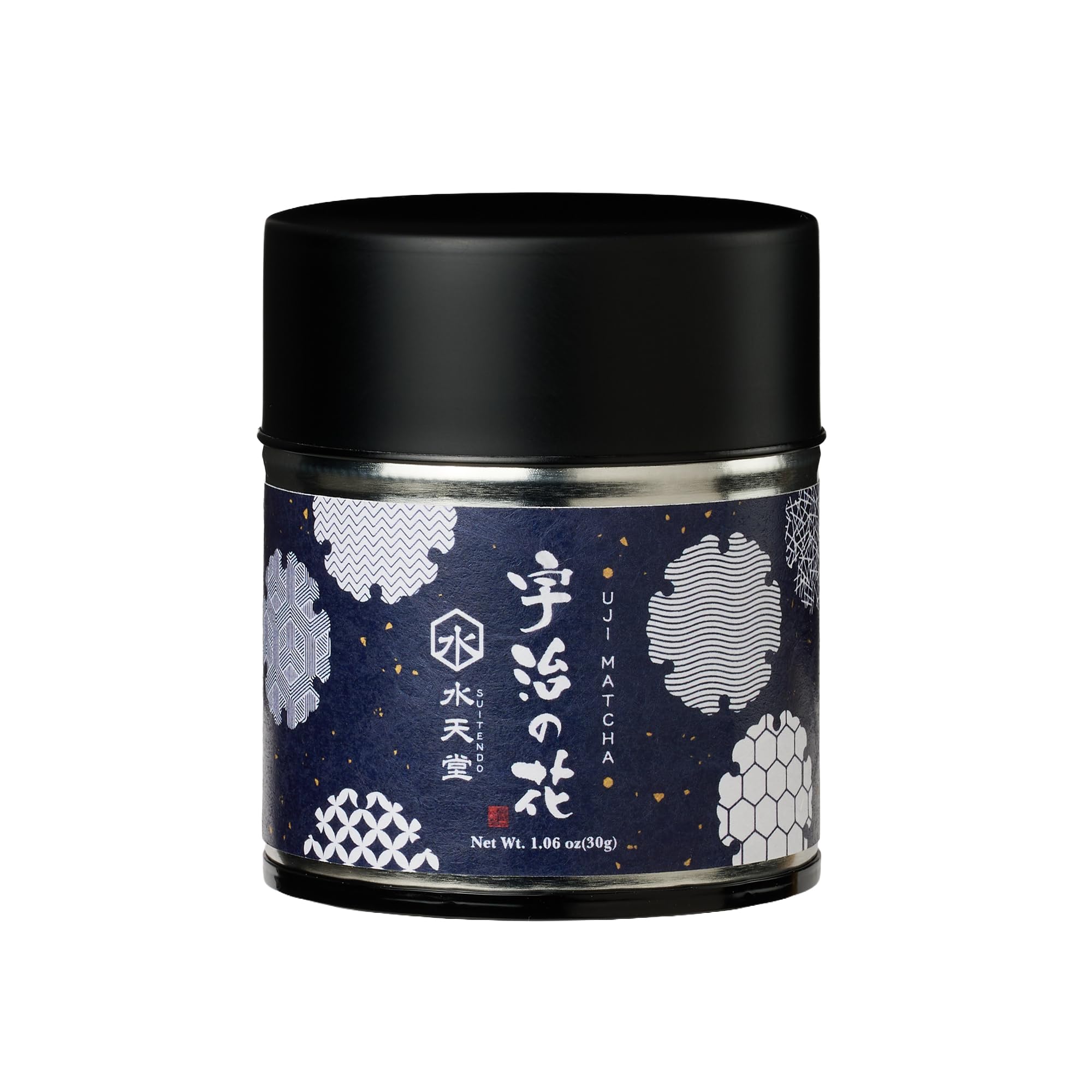 Suitendou Uji Matcha Uji no Hana 30g Domestic First Flush Tea Ceremonial for Tea Ceremony and Matcha Lattes Can, 100% Powder, Grade,