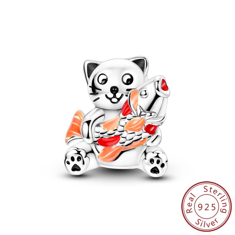 New Copper Charms Beads Star And Moon Paw Print Easter Egg Charms Fit Original Pendant Bracelet Diy Jewelry Gift