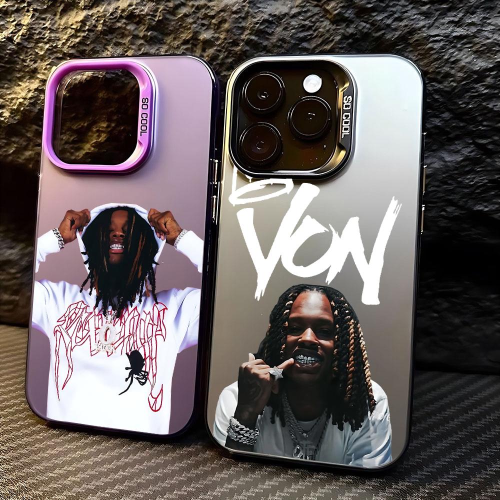 K-King Von Phone Case For iPhone 17 16e 16 15 14 13 12 11 mini Pro Max X XR XSMAX 8 7 Air Plus Anti Fall Matte Back Cover