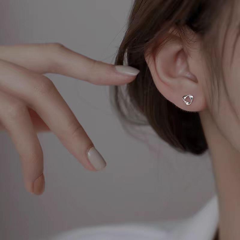 1Pair Tiny Minimalist Versatile Stud Earrings For Women Girls  Hypoallergenic Daily Wear Earrings Jewelry Accessories