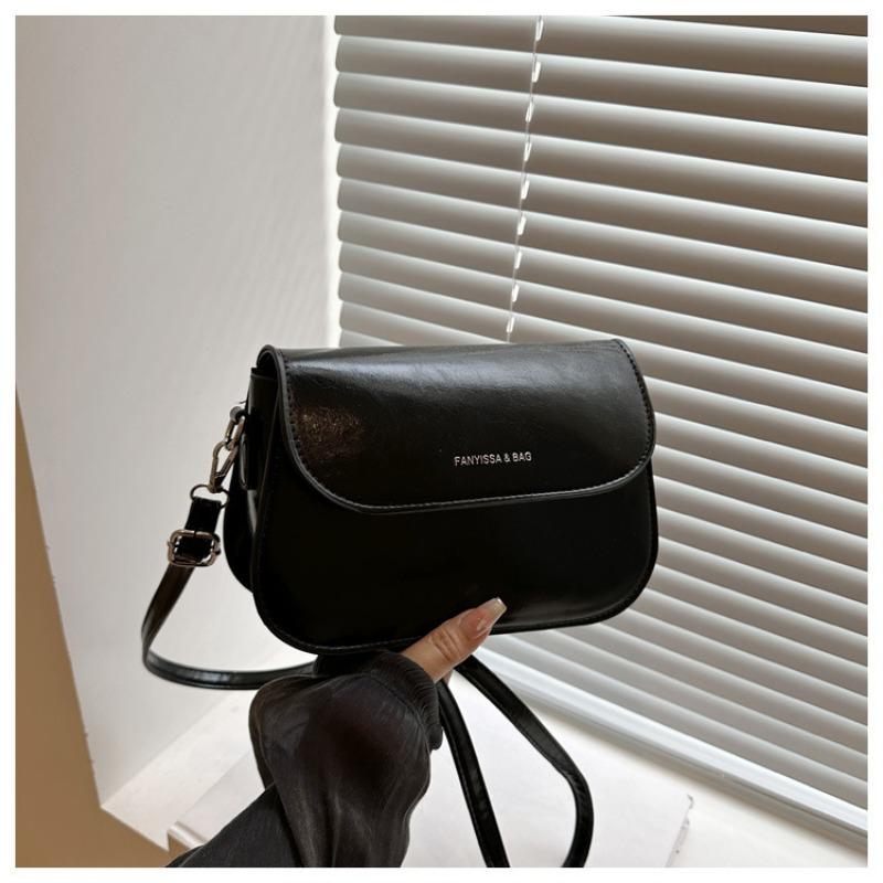 Solid Color Small Bag Women's Summer New Simple Small Square Bag High-end Versatile Shoulder Messenger Bag