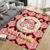 Custom Name,SPY×FAMILY Home Sofa Decoration for Living Room & Bedroom, Non‑Slip Play Flannel Floor Mat for Game Room