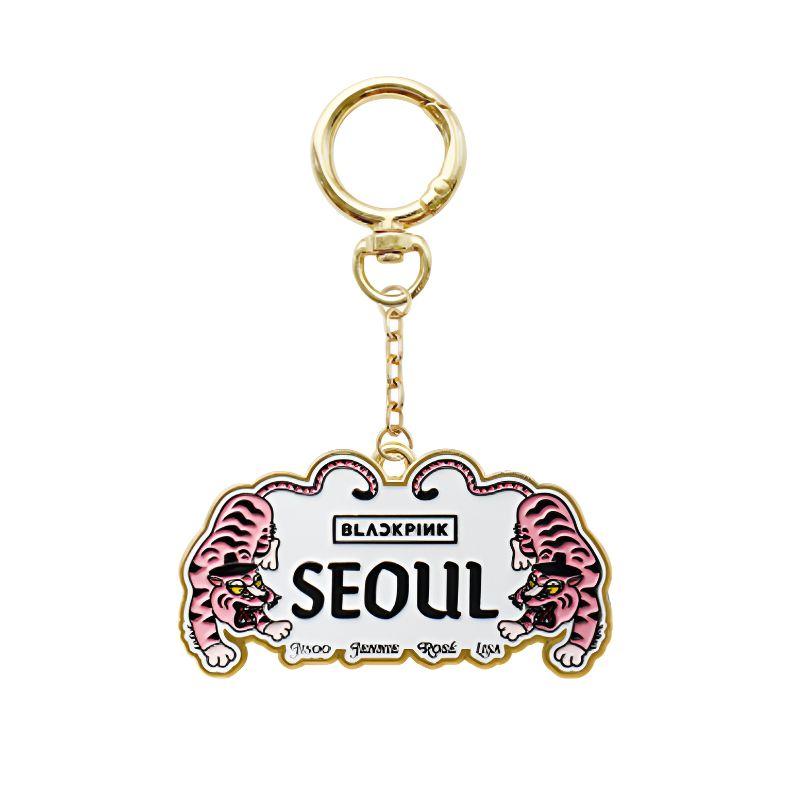 [KOREAEDITION] Брелок BLACKPINK – Тигр / Дизайн Сеула (Выберите опцию) 1EA -Tiger