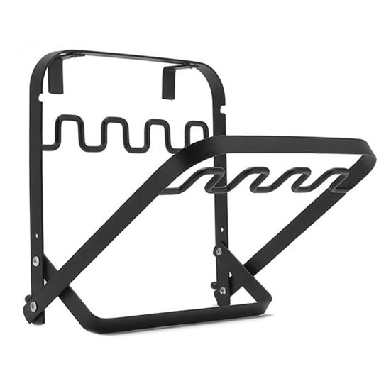 Garbage Bag Holder Foldable Versatile High Stability Space-saving Strong Load-bearing Iron Outdoor Camping Rubbish Bag Hanging Rack for Picnic