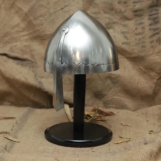 

Средневековый шлем солдата Ручная работа Стальная броня Реплика Шлем рыцаря-крестоносца LARP, Косплей, Снаряжение для реконструкции