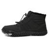 Winter Waterproof High-Top Snow Boots - Unisex Fleece-Lined Cold-Proof Sports Shoes