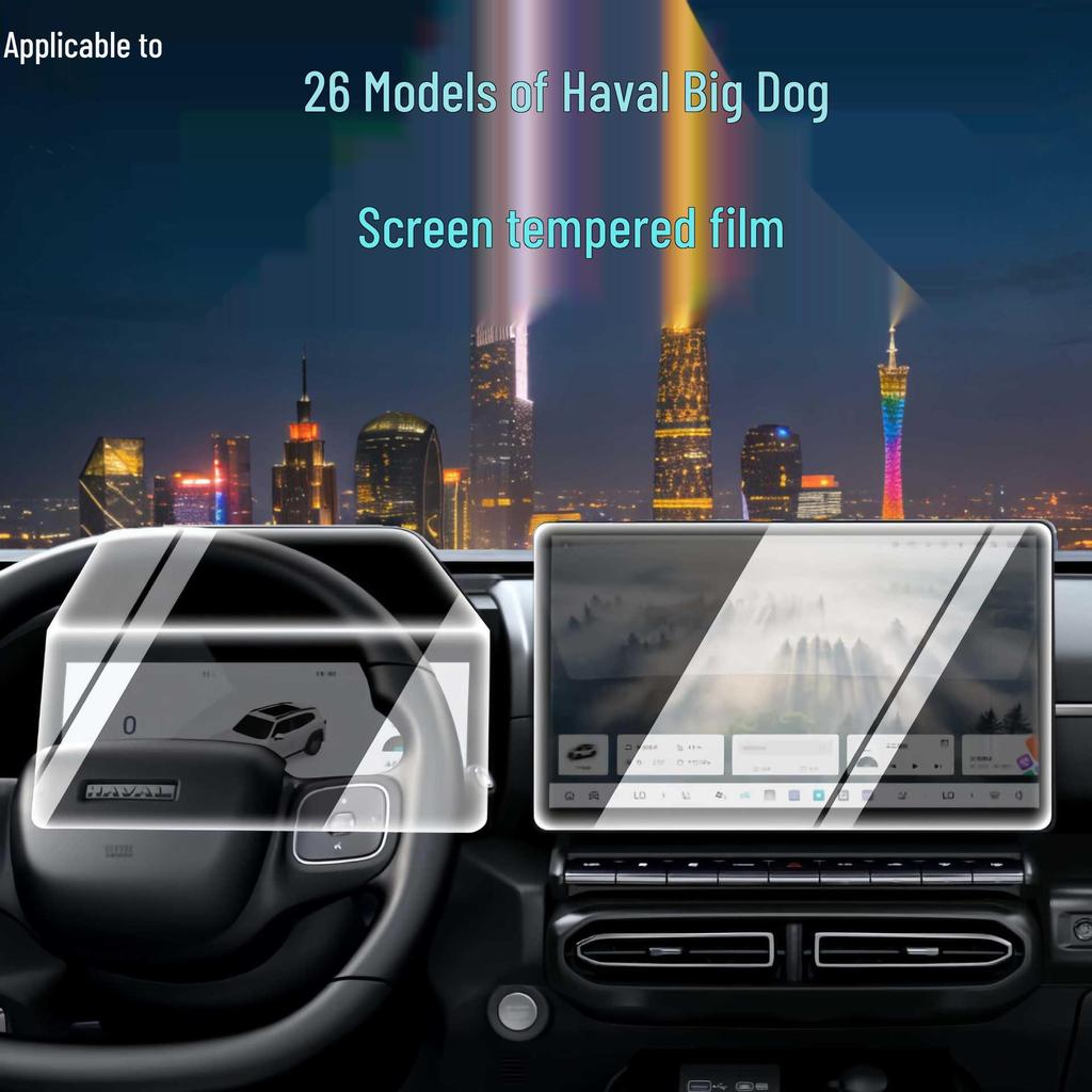 Screen Protector for Haval Big Dog PLUS - Fits 26 Models, Central Control Film, Car Décor