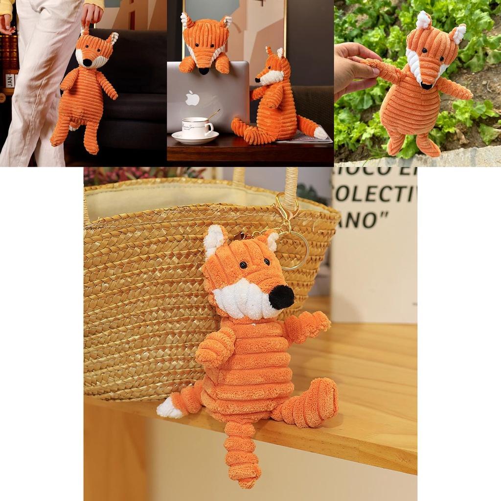 Cute Orange Fox Plush Toy For Girls Perfect Birthday Gift Soft And Huggable 15cm/33cm/42cm/65cm