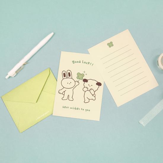 Ocheck Friends Mini Stationery Set, a Popular Phrase In Korea